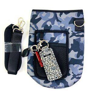 Insulated Water Bottle Carrier With Strap Camo Womens Self Defense Bundle